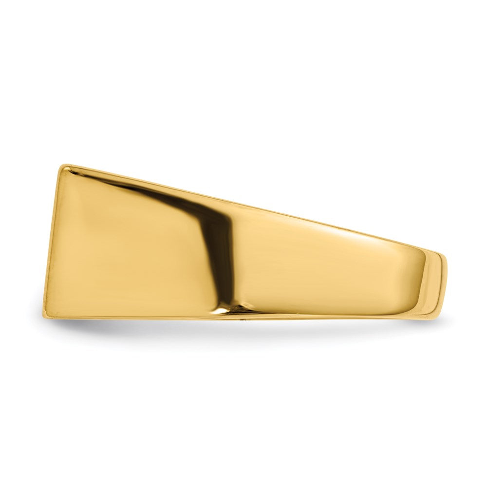 14K Gelbgold Siegelring für Herren