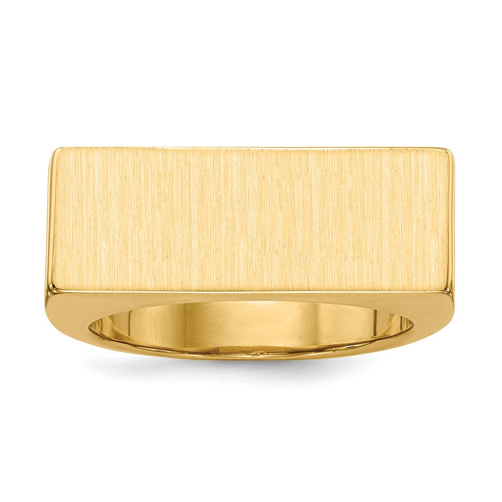 14K Gelbgold Siegelring für Herren