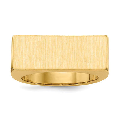 14K Gelbgold Siegelring für Herren