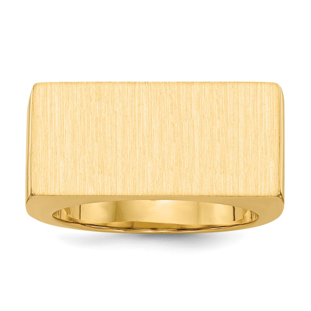 14K Gelbgold Siegelring für Herren