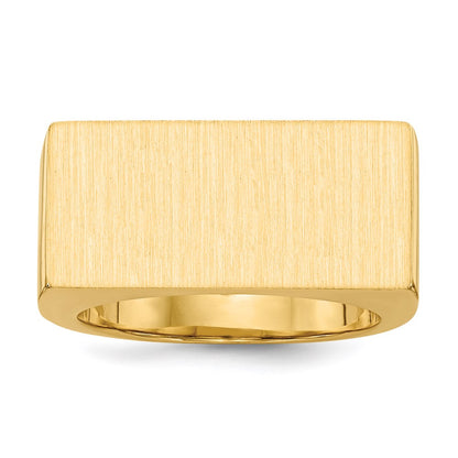 14K Gelbgold Siegelring für Herren