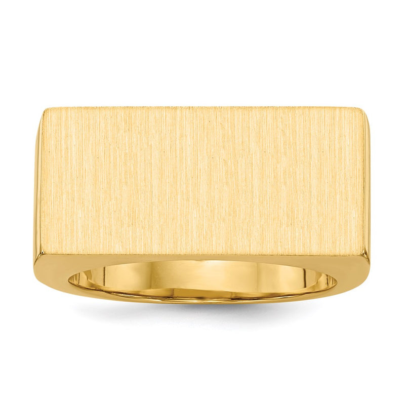 14K Gelbgold Siegelring für Herren