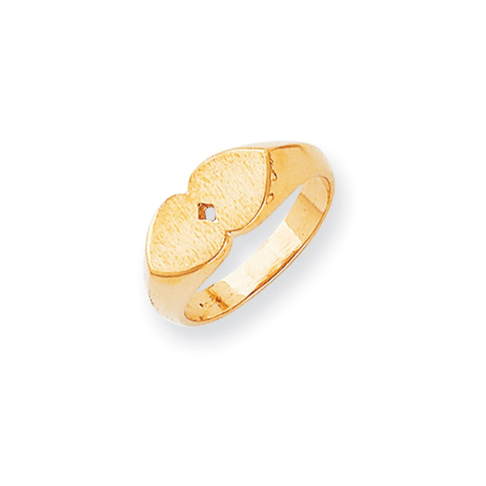 14K Gelbgold Siegelring