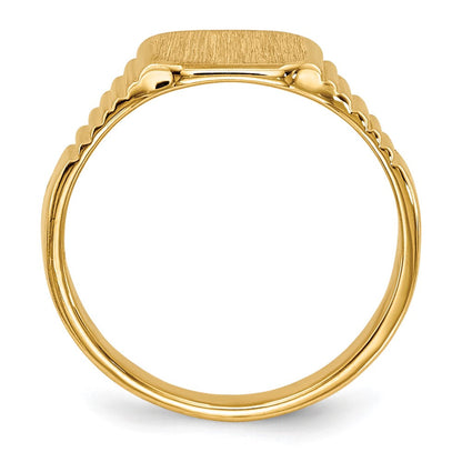 Siegelring aus 14K Gelbgold