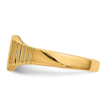 Siegelring aus 14K Gelbgold