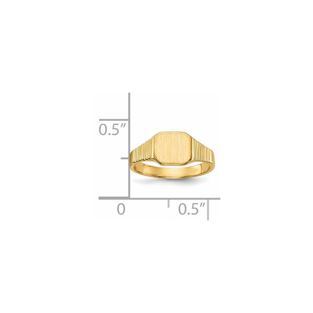 Siegelring aus 14K Gelbgold
