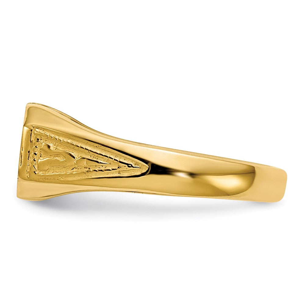 14K Gelbgold Siegelring