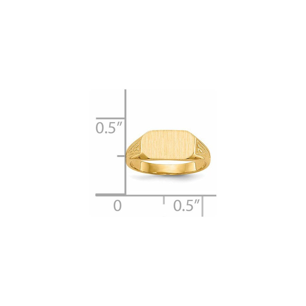 14K Gelbgold Siegelring