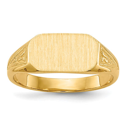 14K Gelbgold Siegelring