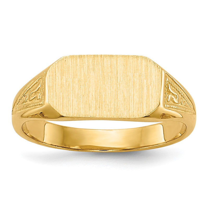 14K Gelbgold Siegelring