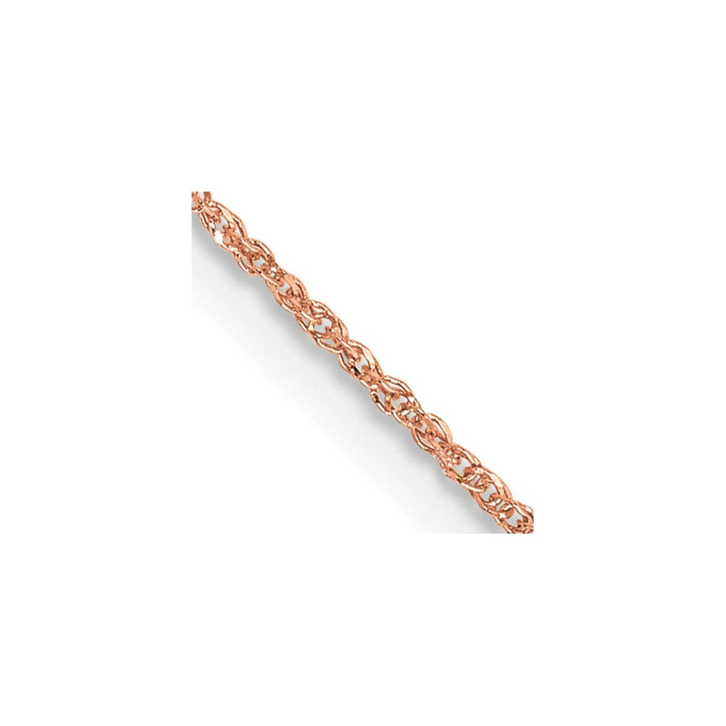 14K Roségold.7mm Ropa Halskette