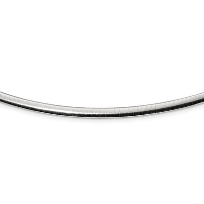 Sterlingsilber Vergoldet 4mm Wendbar mit 2 Zoll Verlängerung Cubetto Halskette