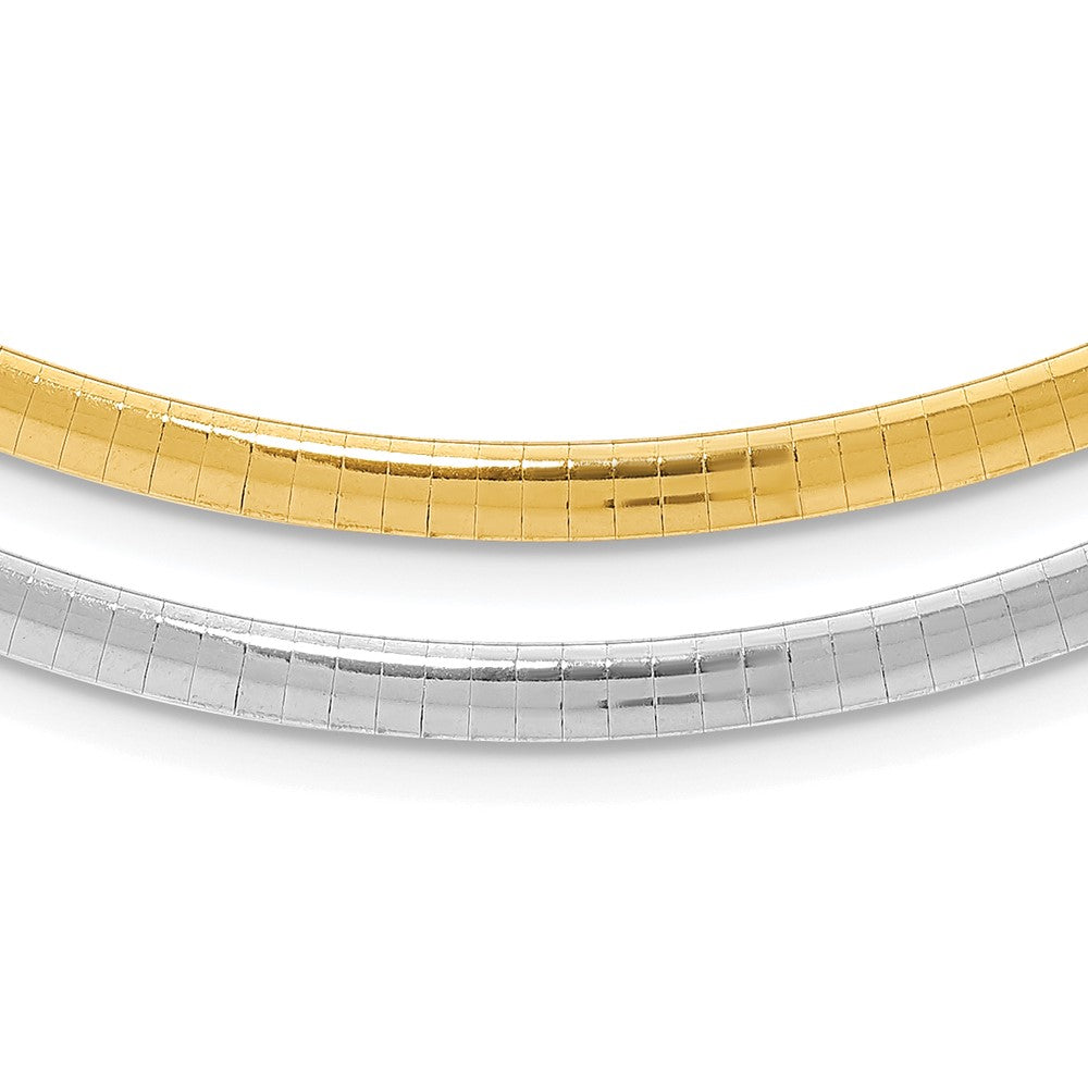 Sterlingsilber Vergoldet 4mm Wendbar mit 2 Zoll Verlängerung Cubetto Halskette