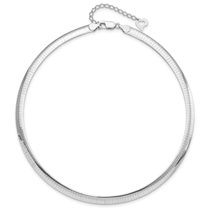 Sterlingsilber Vergoldet 6mm Wendbar mit 2 Zoll Verlängerung Cubetto Halskette
