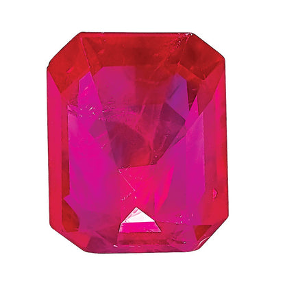 Edelstein Rubin Aa Qualität 5x3mm Smaragdschliff