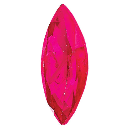 Edelstein Rubin Aa Qualität 5x2.5mm Marquise