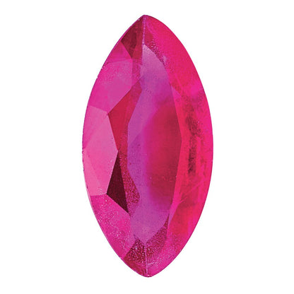 Edelstein Rubin C Qualität 5x2.5mm Marquise