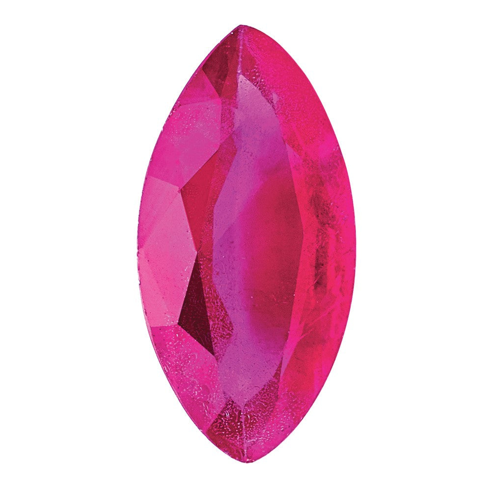 Edelstein Rubin C Qualität 6x3mm Marquise