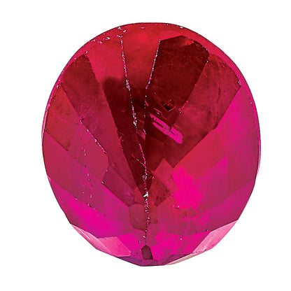 Edelstein Rubin A Qualität 5x3mm Oval