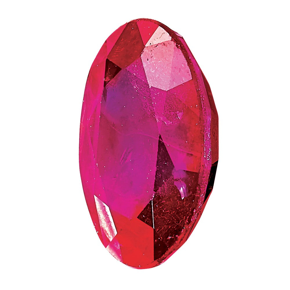 Edelstein Rubin C Qualität 7x5mm Oval