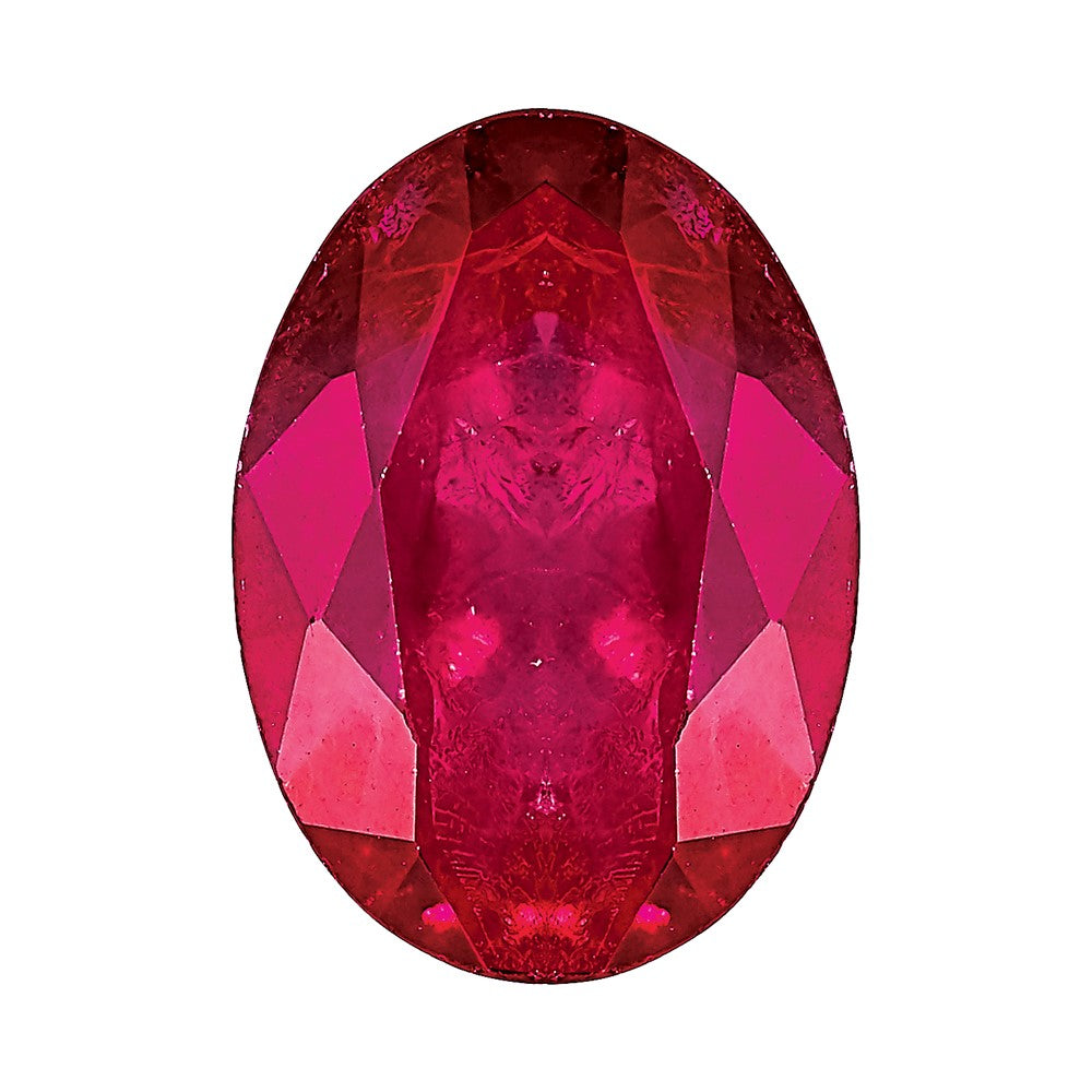 Edelstein Rubin C Qualität 7x5mm Oval