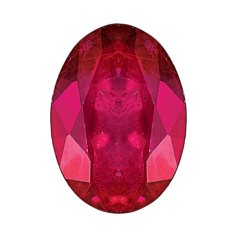 Edelstein Rubin C Qualität 7x5mm Oval
