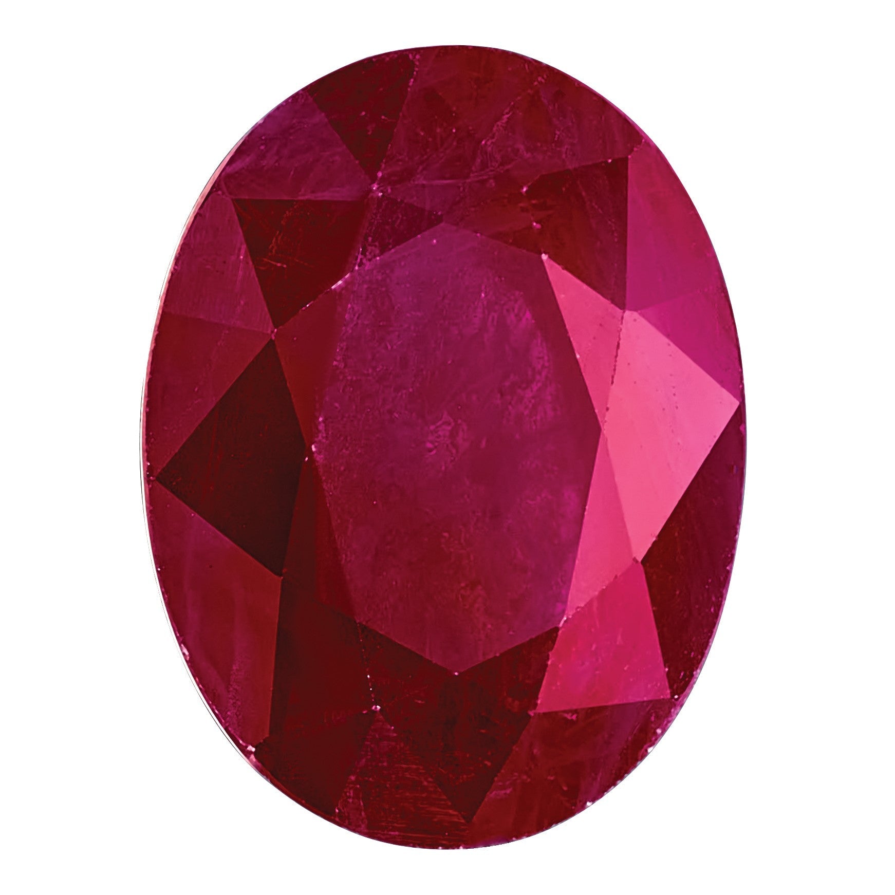 Edelstein Rubin A Qualität 8x6mm Oval