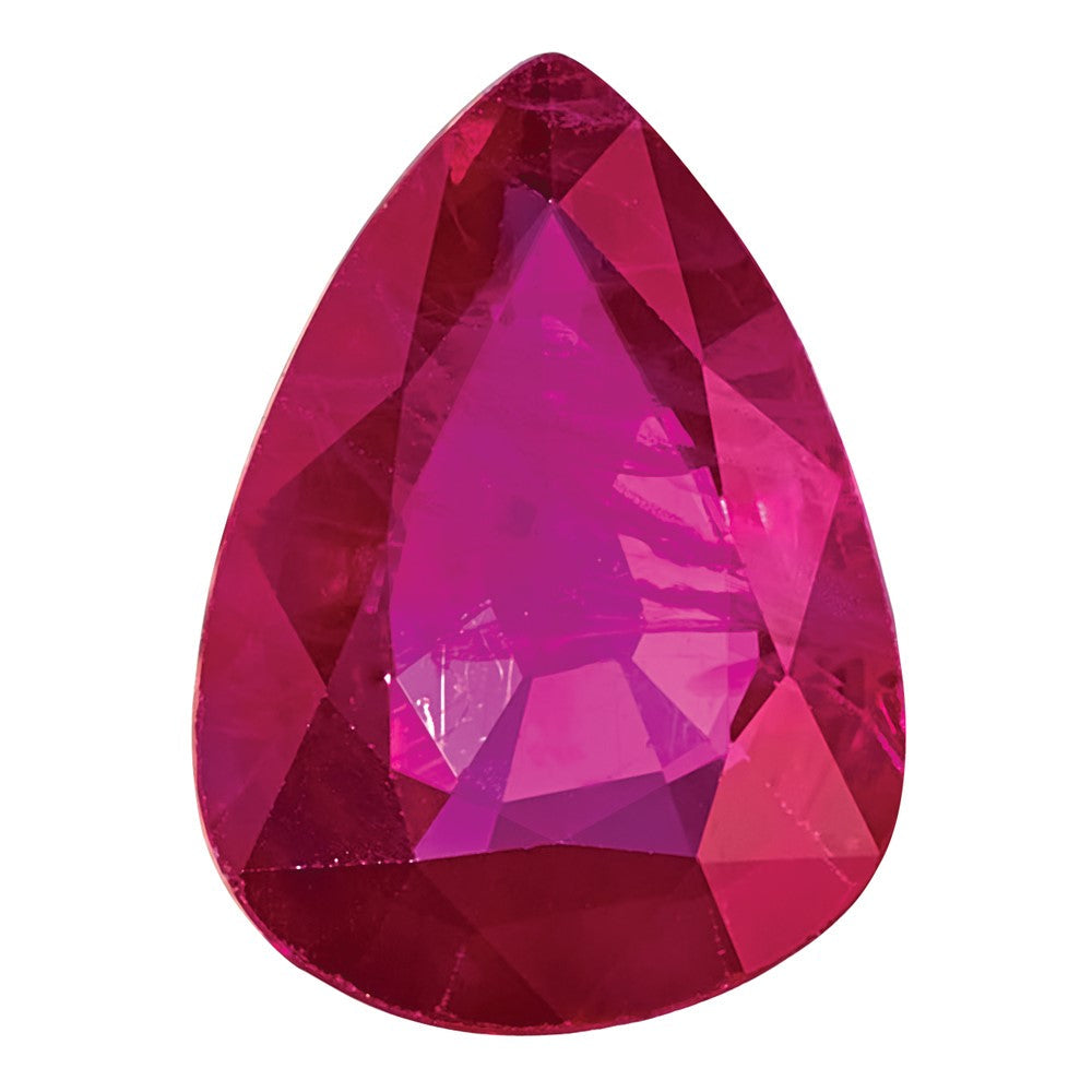 Edelstein Rubin Aa Qualität 5x3mm Tropfen