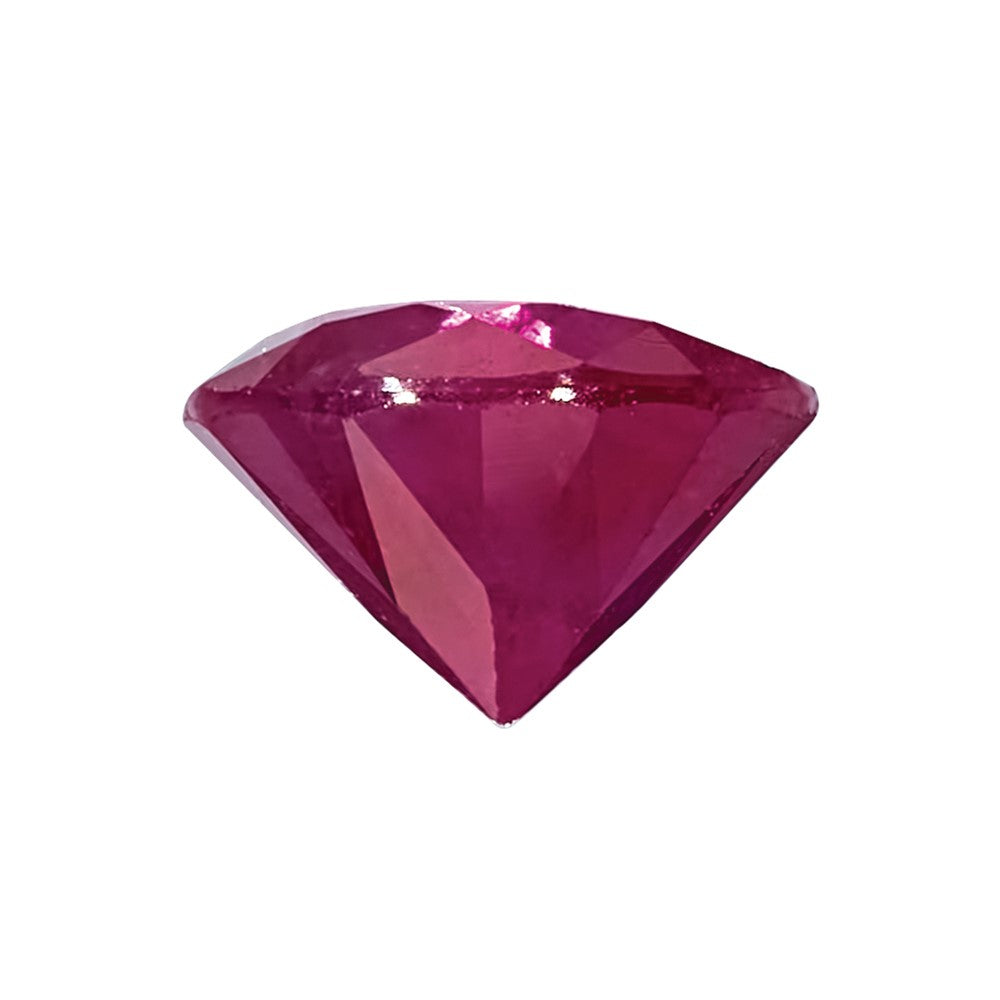 Edelstein Rubin A Qualität 4mm Rund Diamantiert
