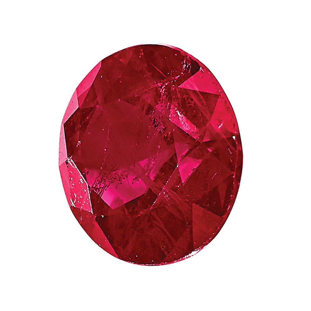 Edelstein Rubin A Qualität 1.25mm Rund Diamantiert