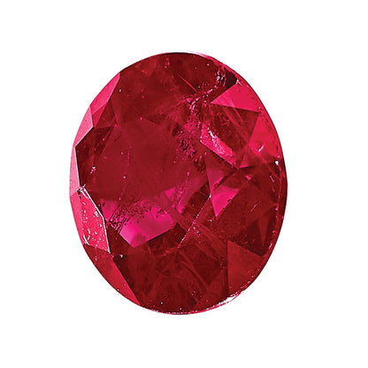 Edelstein Rubin A Qualität 1.25mm Rund Diamantiert