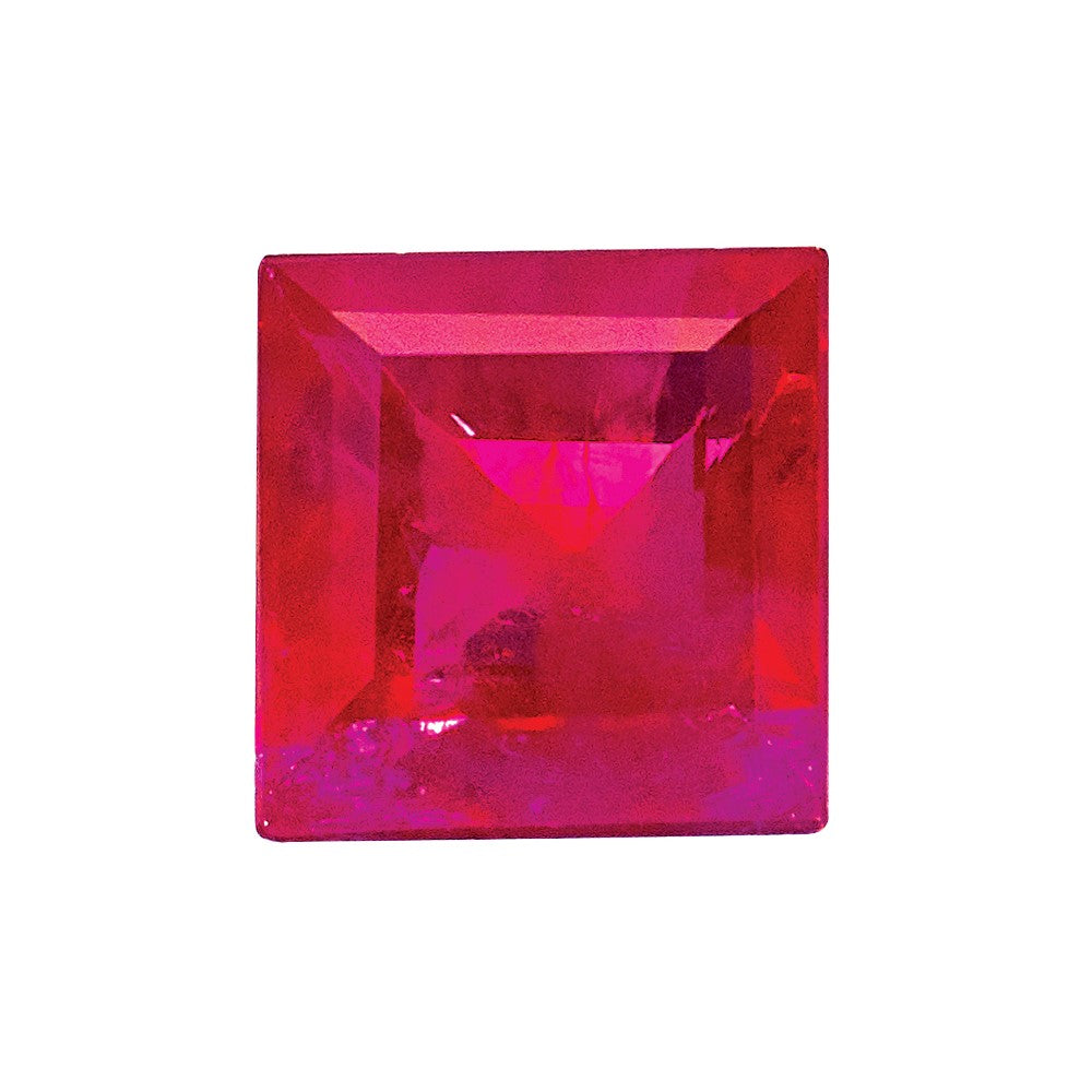 Edelstein Rubin Aa Qualität 3.75mm Quadratisch Stufe-cut