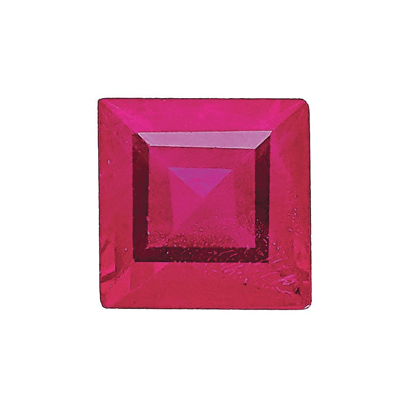 Edelstein Rubin A Qualität 2.75mm Quadratisch Stufe-cut