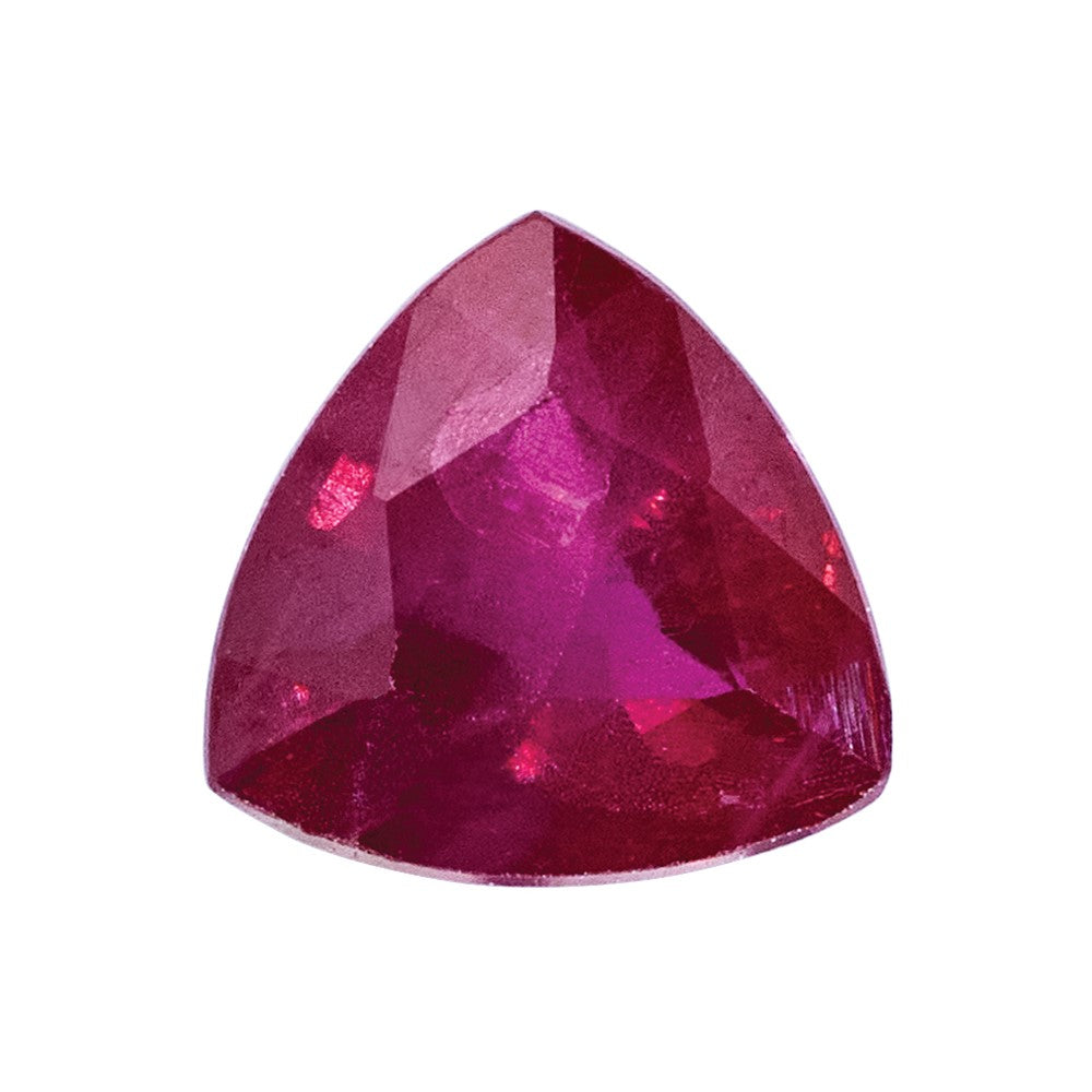 Edelstein Rubin A Qualität 3mm Trillant