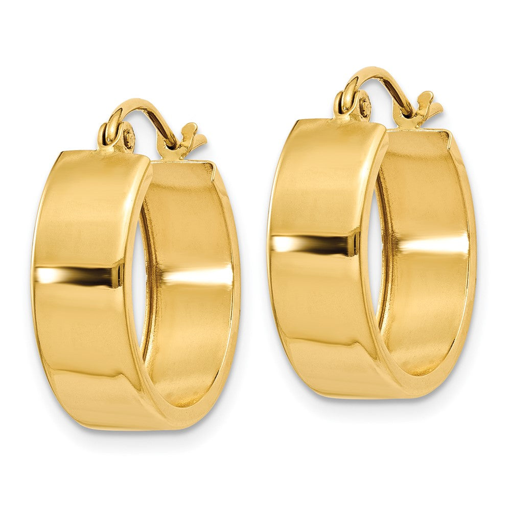14K Gelbgold Creolen