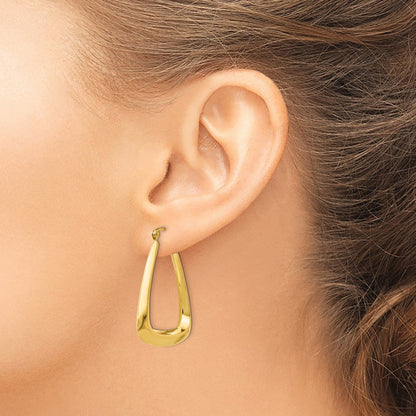 14K Gelbgold Fantasie Creolen