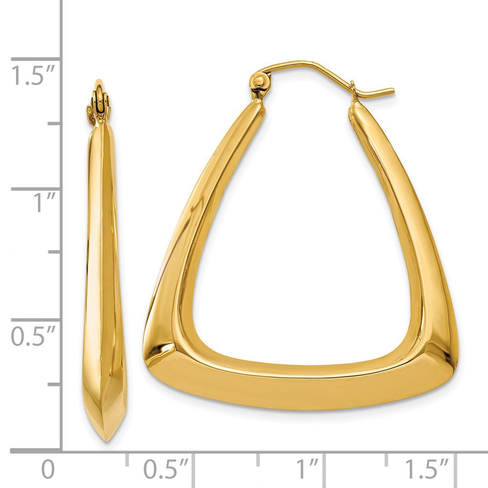 14K Gelbgold Fantasie Creolen