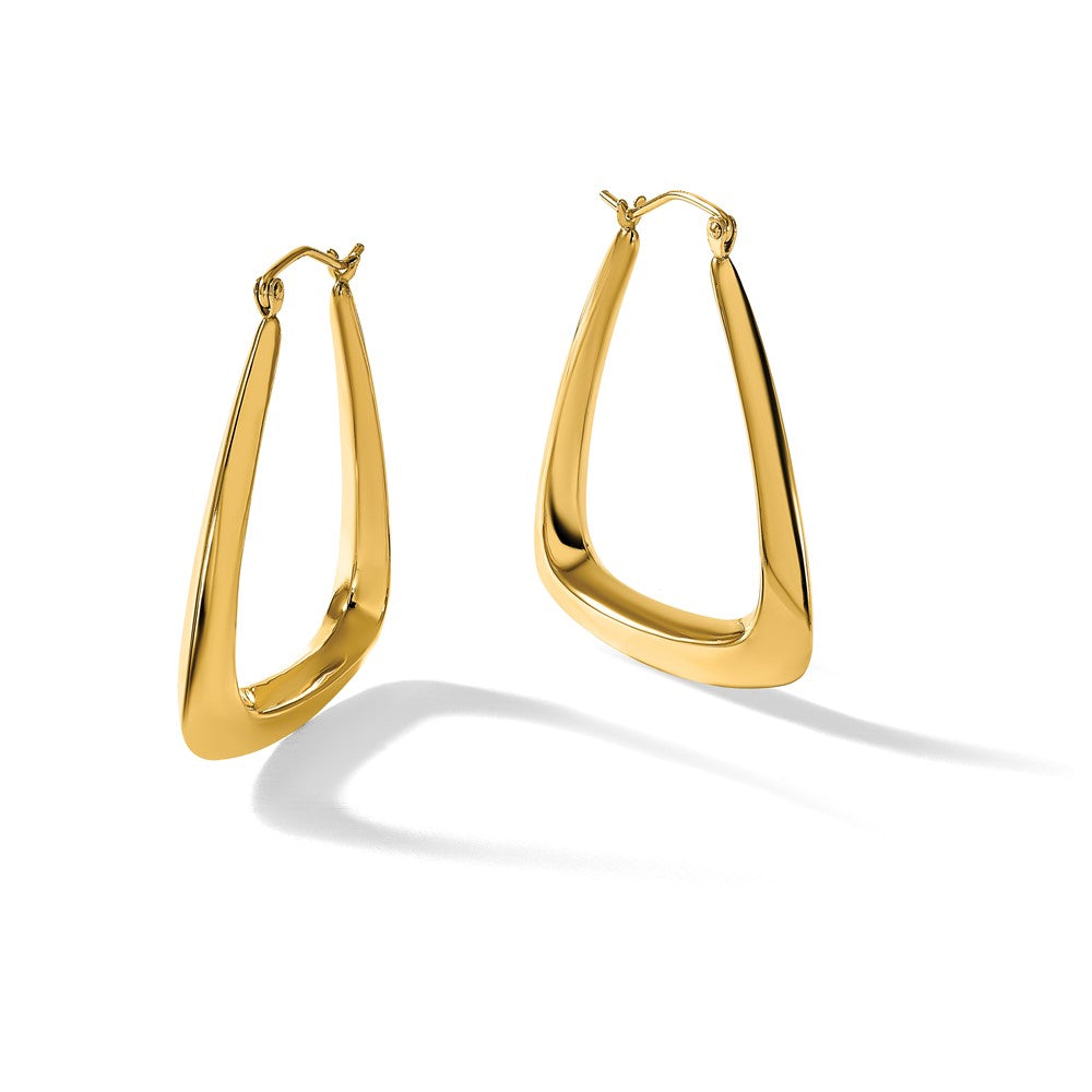 14K Gelbgold Fantasie Creolen