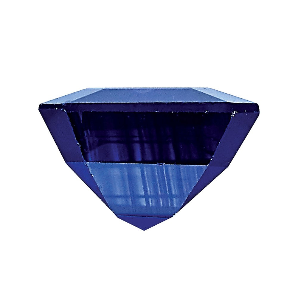 Edelstein Blau Saphir A Qualität 8x6mm Smaragdschliff