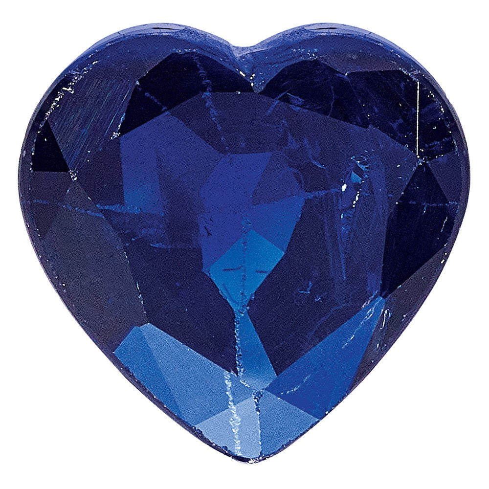 Edelstein Blau Saphir A Qualität 6mm Herz
