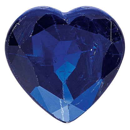 Edelstein Blau Saphir A Qualität 6mm Herz