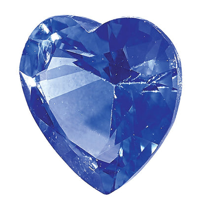 Edelstein Blau Saphir Aa Qualität 6mm Herz