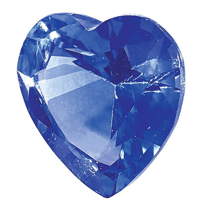 Edelstein Blau Saphir Aa Qualität 4mm Herz