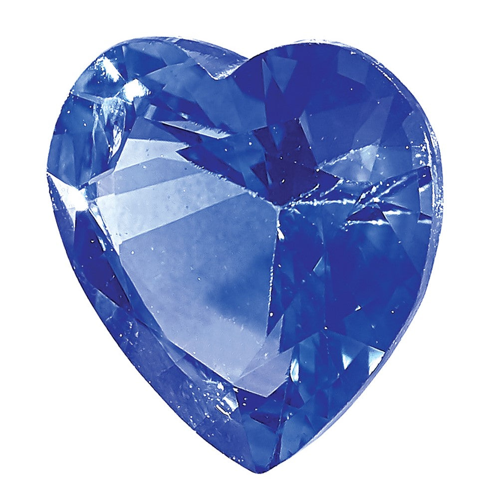 Edelstein Blau Saphir Aa Qualität 3mm Herz