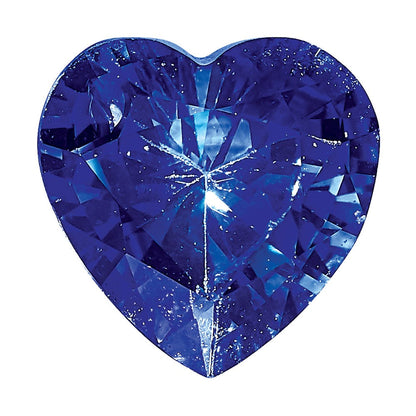 Edelstein Blau Saphir Aa Qualität 6mm Herz
