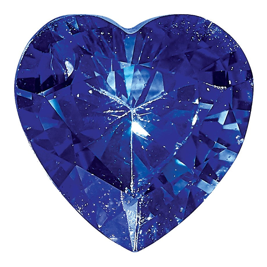 Edelstein Blau Saphir Aa Qualität 4mm Herz