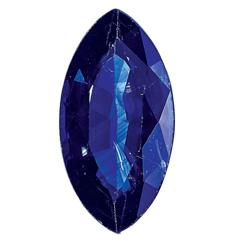 Edelstein Blau Saphir Aa Qualität 10x5mm Marquise