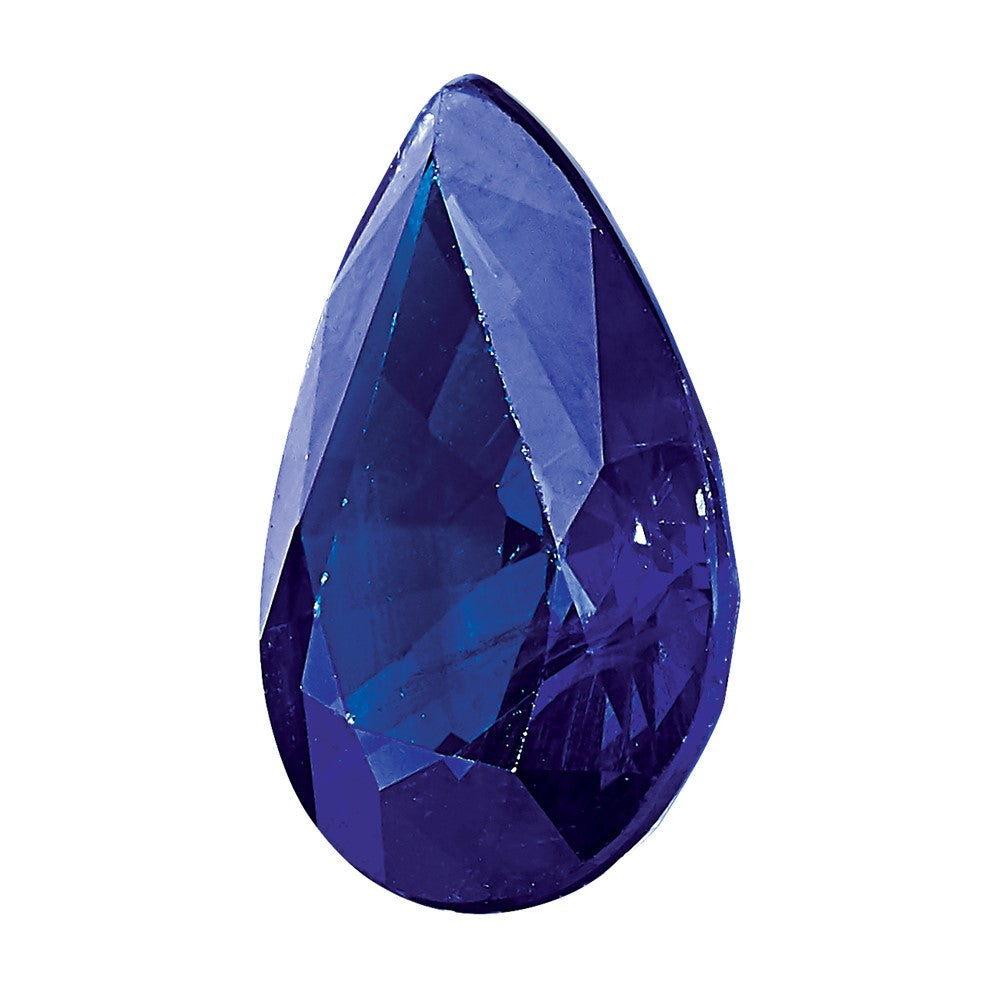 Edelstein Blau Saphir C Qualität 5x3mm Tropfen