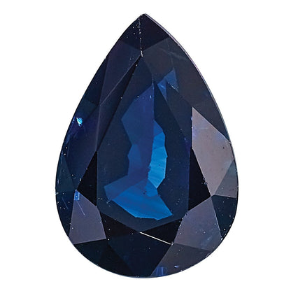 Edelstein Blau Saphir A Qualität 6x4mm Tropfen