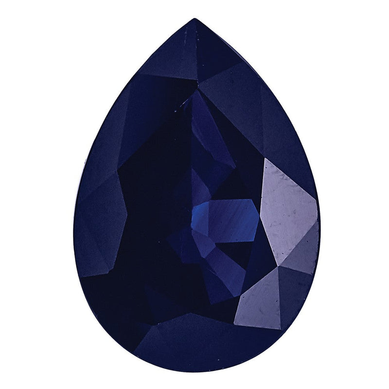 Edelstein Blau Saphir C Qualität 5x3mm Tropfen